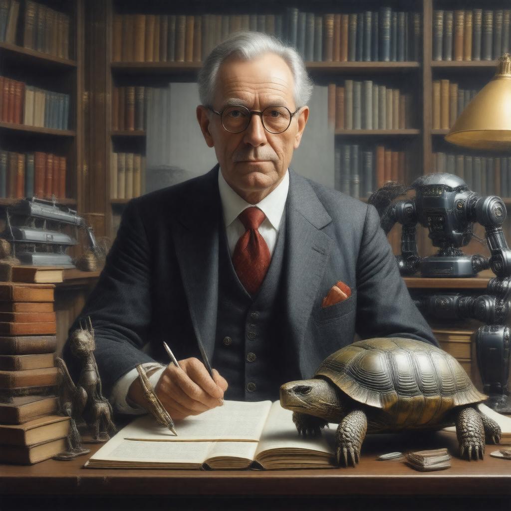 AI-created image of William Grey Walter