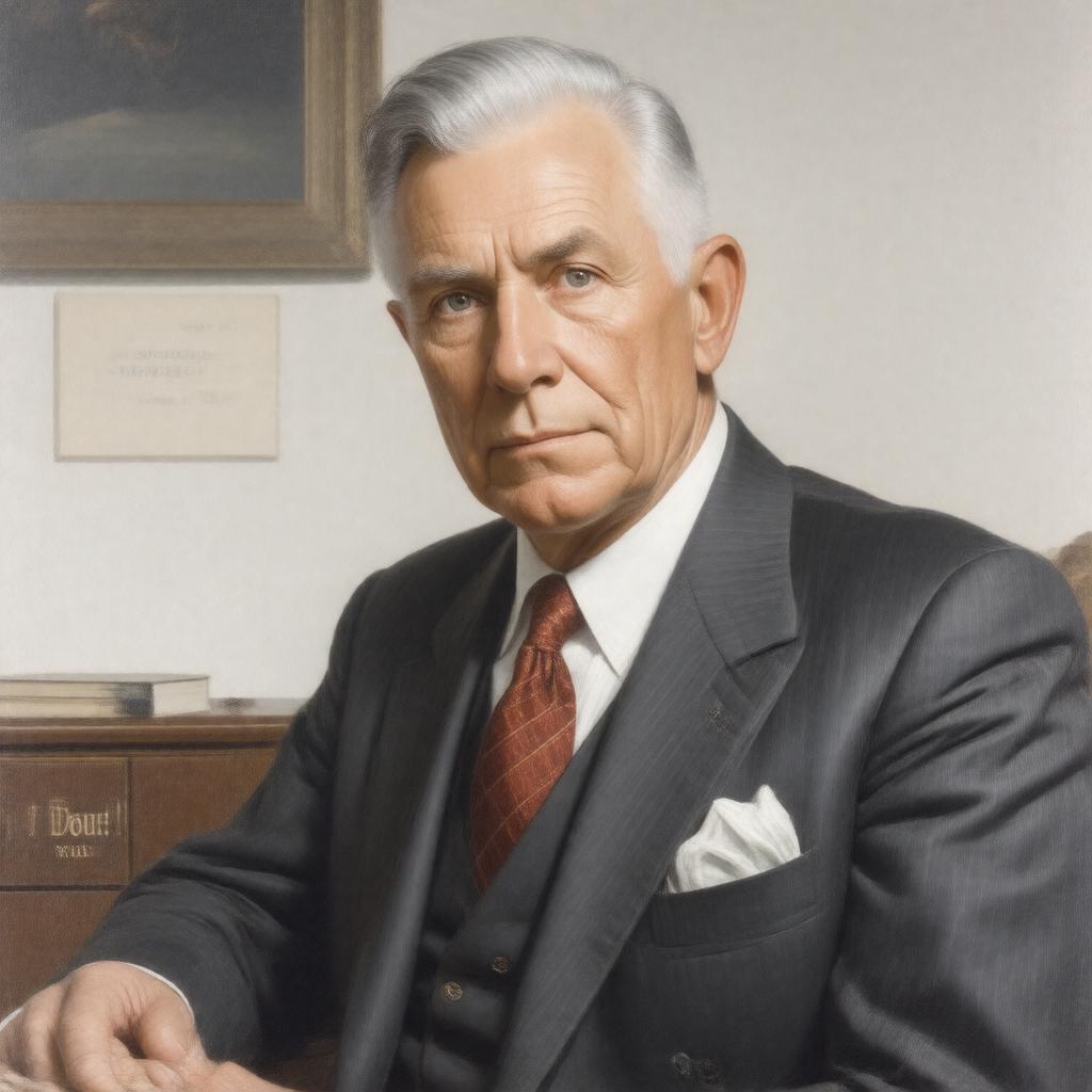 Click to view larger image AI-created image of William H. Danforth