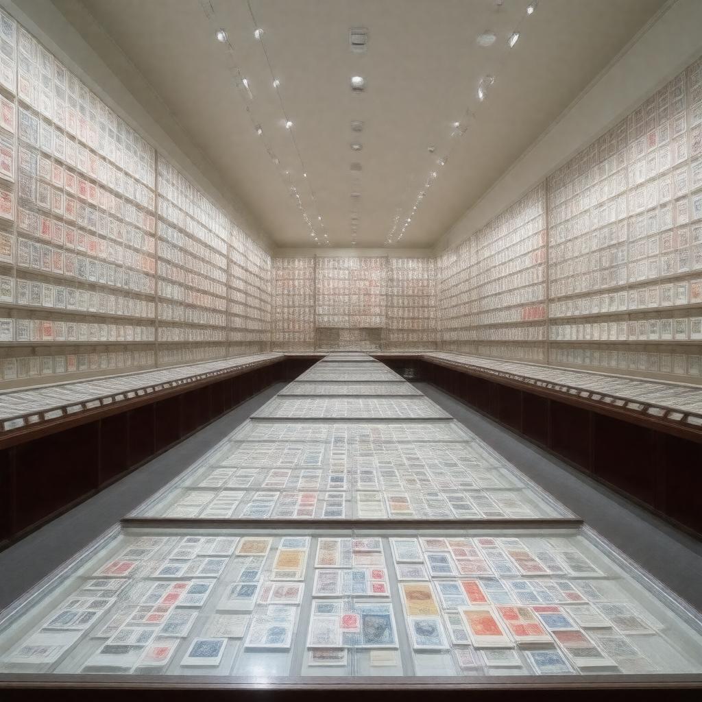 AI-created image of William H. Gross Stamp Gallery