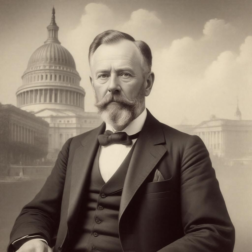 Click to view larger image AI-created image of William H. McAdams