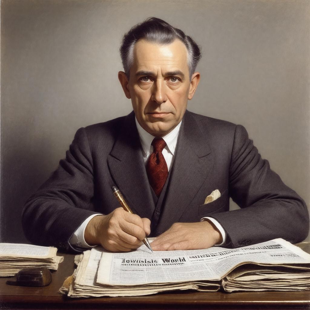 AI-created image of William H. Zuckerman