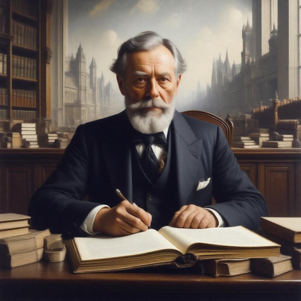 AI-created image of William Heinemann