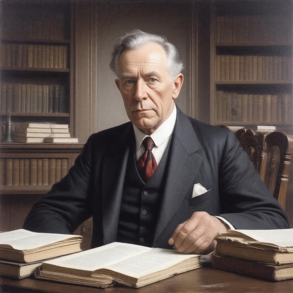 AI-created image of William Henry Bateson