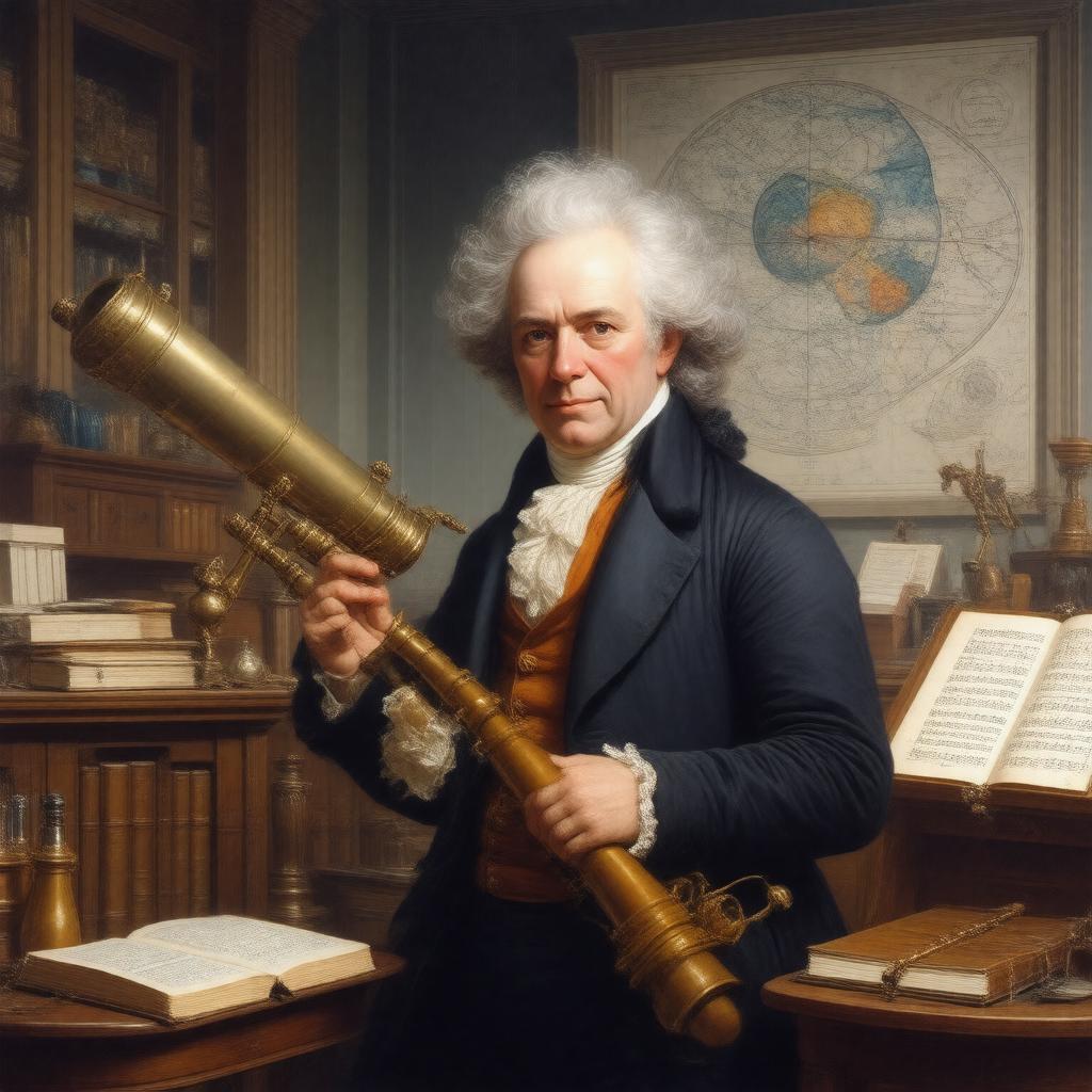 AI-created image of William Herschel