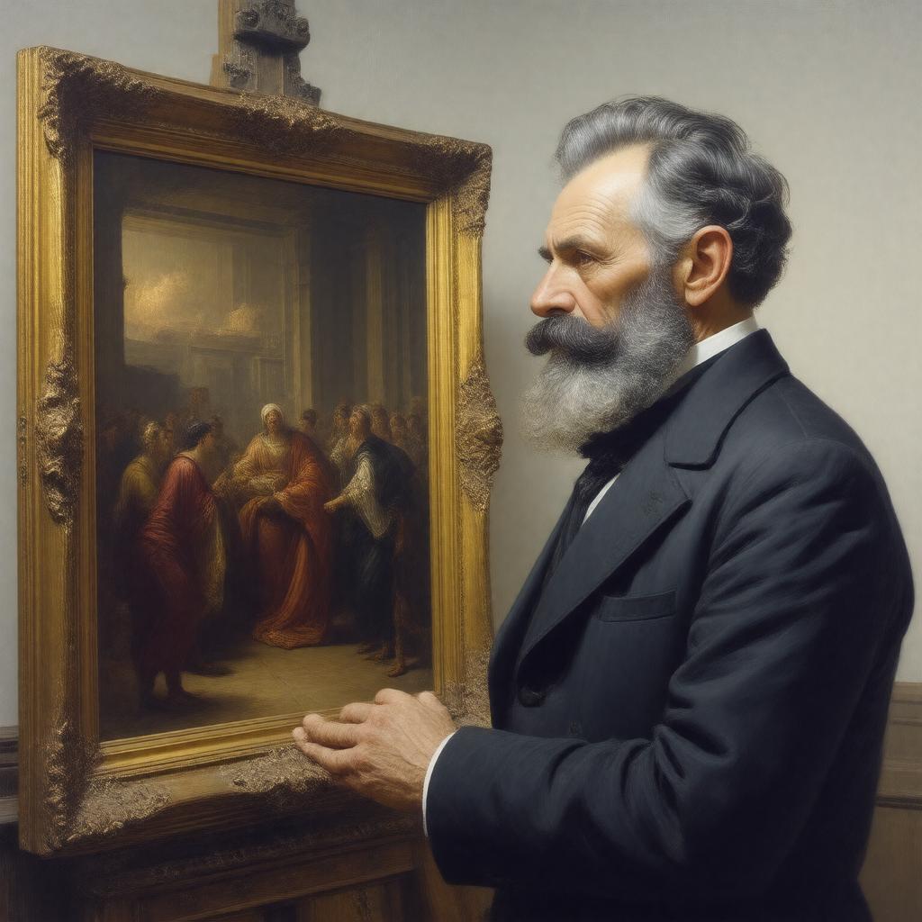 AI-created image of William Holman Hunt