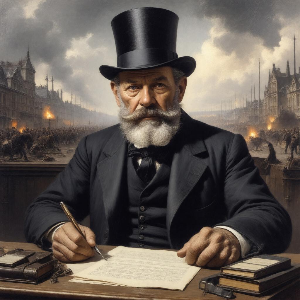 AI-created image of William Howard Russell (war correspondent)