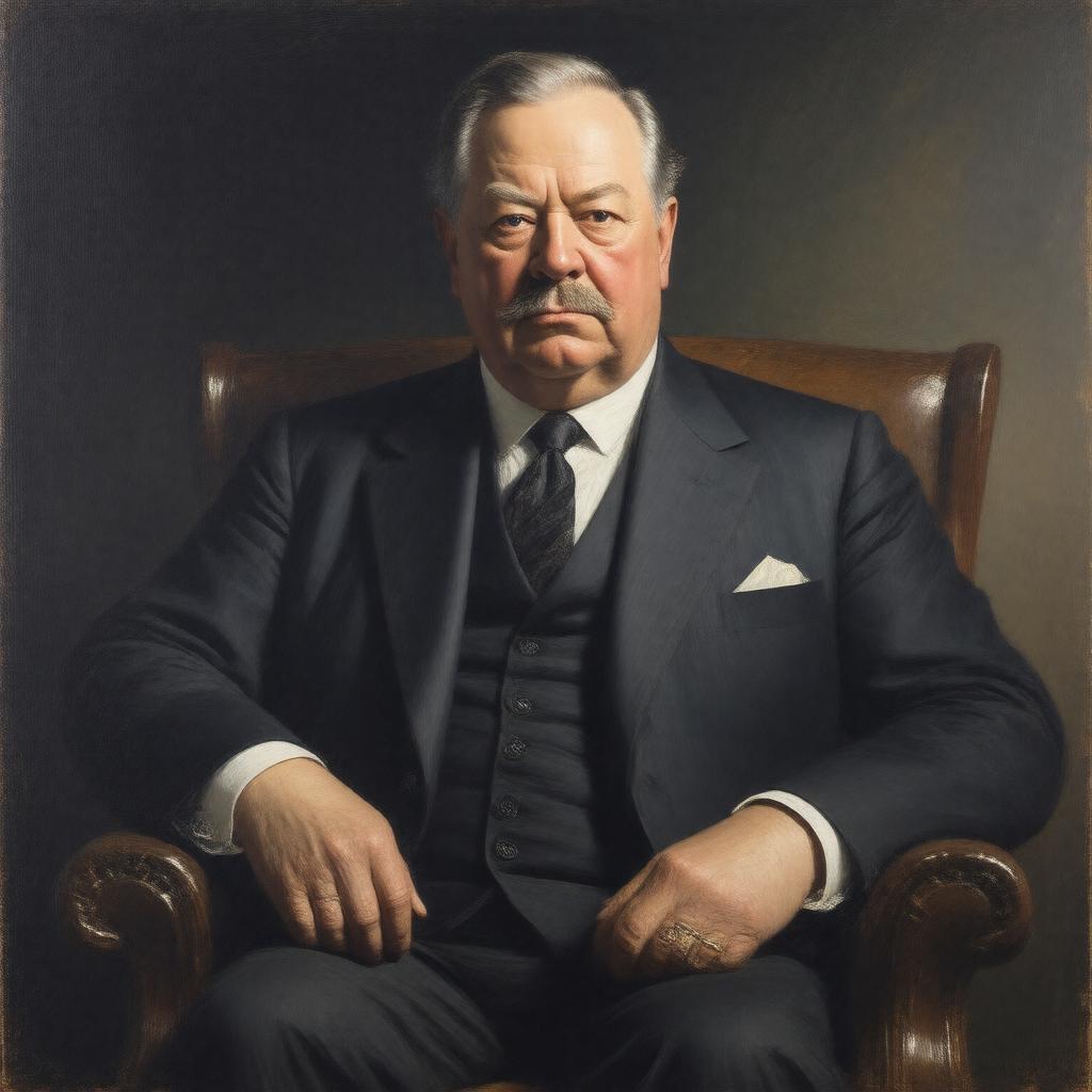 AI-created image of William Howard Taft