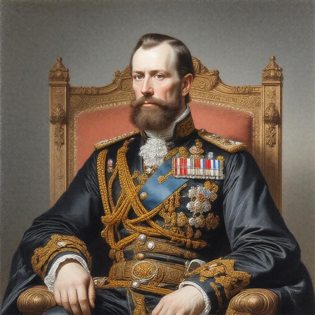 AI-created image of William II of the Netherlands