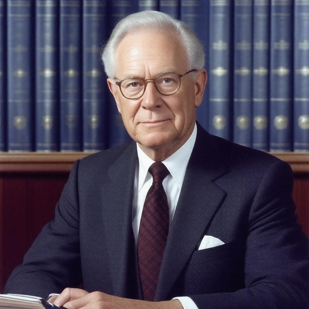 AI-created image of William J. Bennett