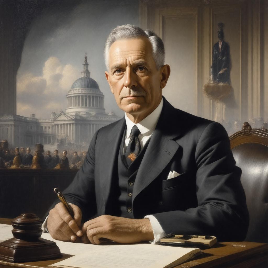 Click to view larger image AI-created image of William L. Reed