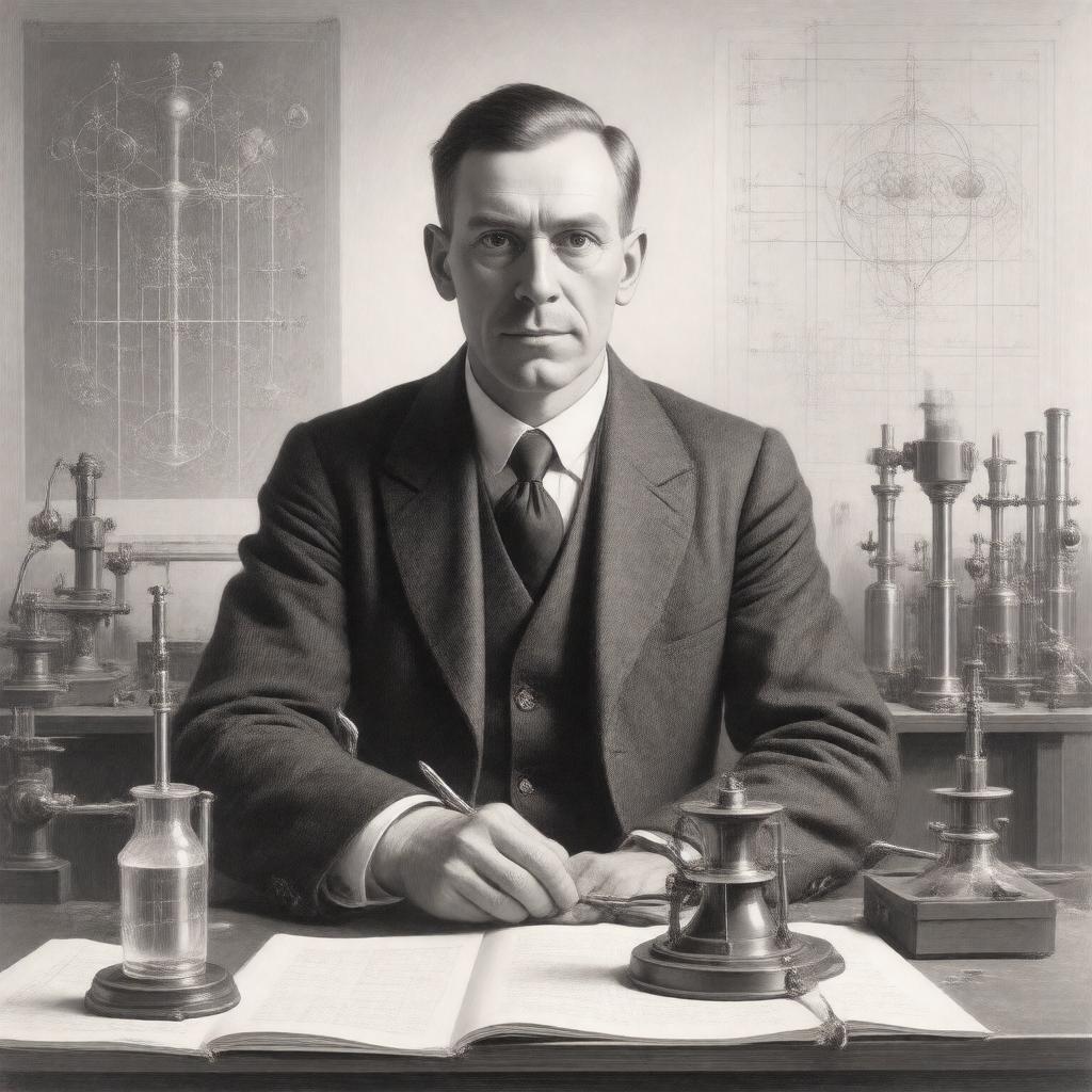 AI-created image of William Lawrence Bragg