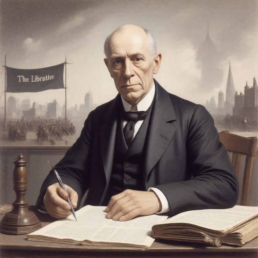 AI-created image of William Lloyd Garrison