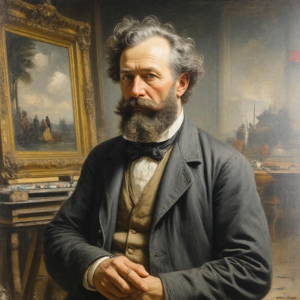 AI-created image of William Morris Hunt