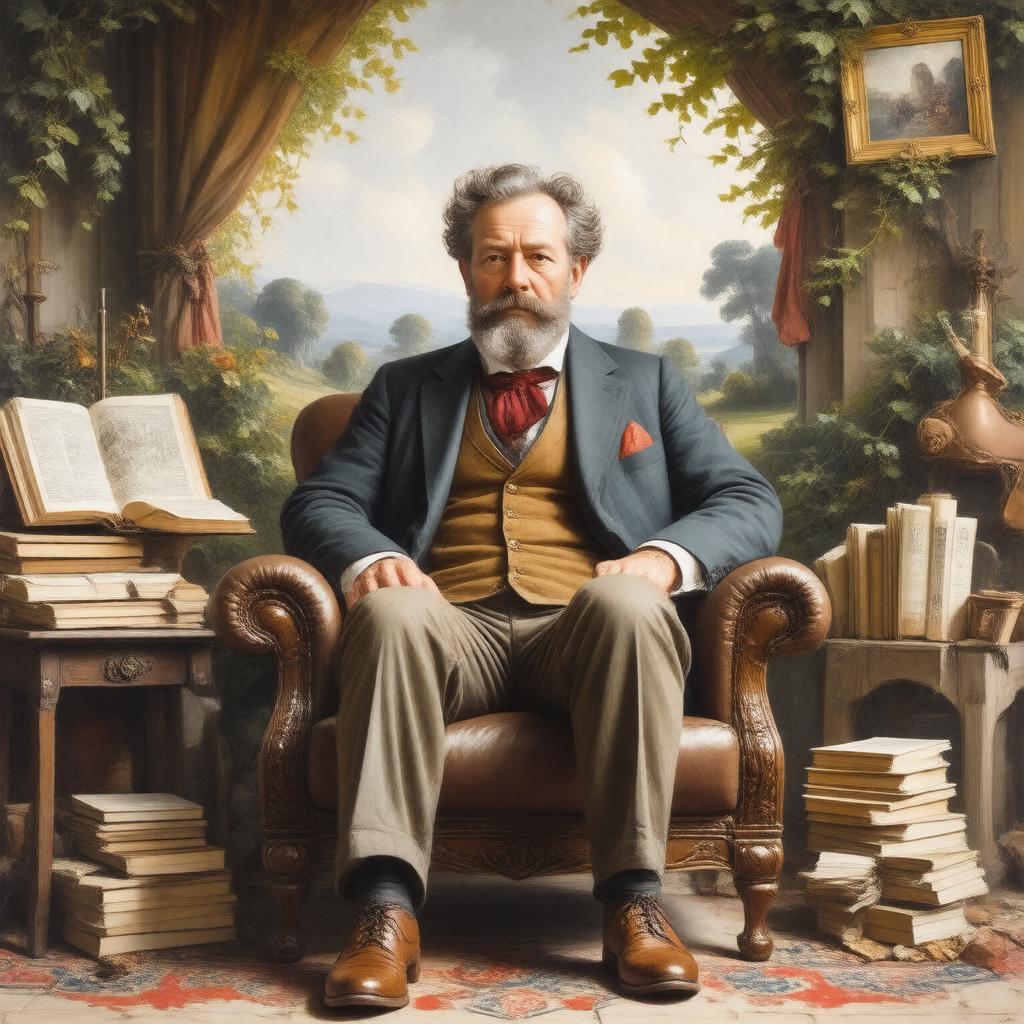 AI-created image of William Morris