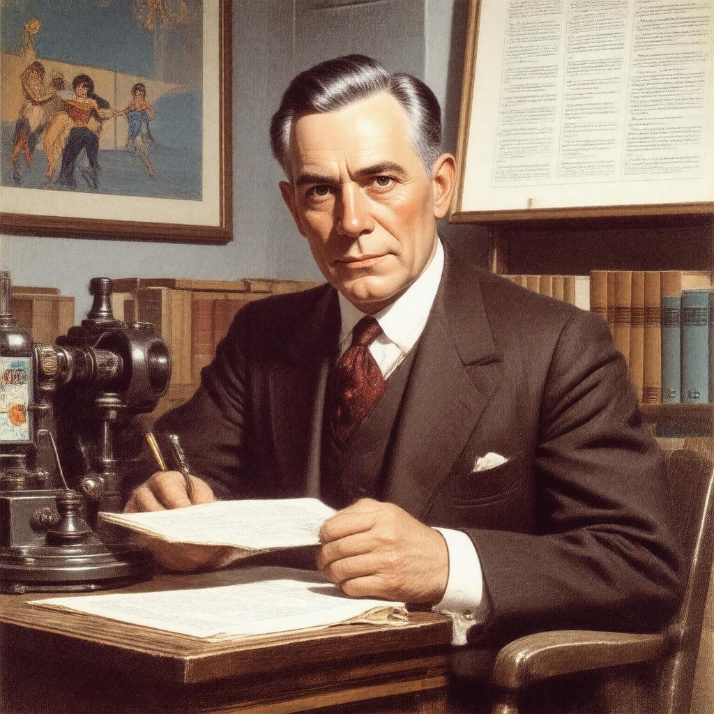 AI-created image of William Moulton Marston