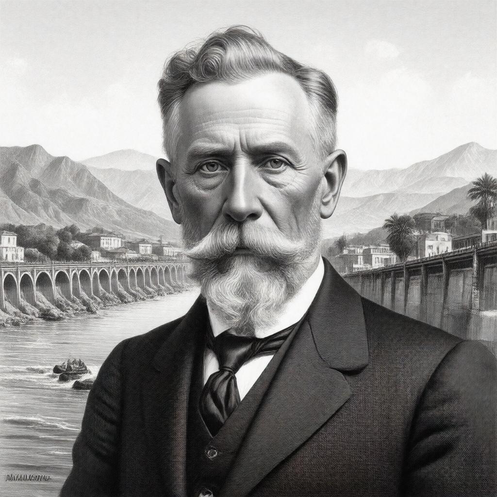 AI-created image of William Mulholland