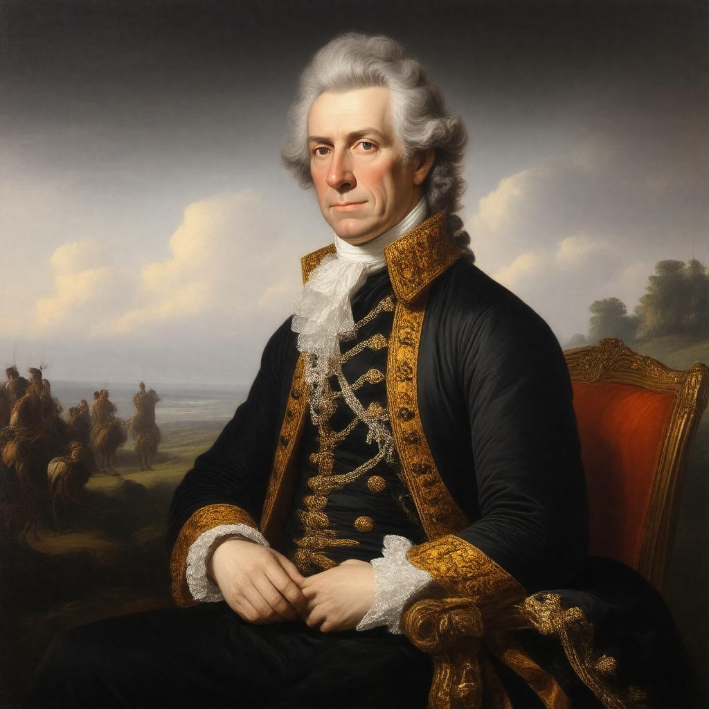 AI-created image of William Pitt the Elder