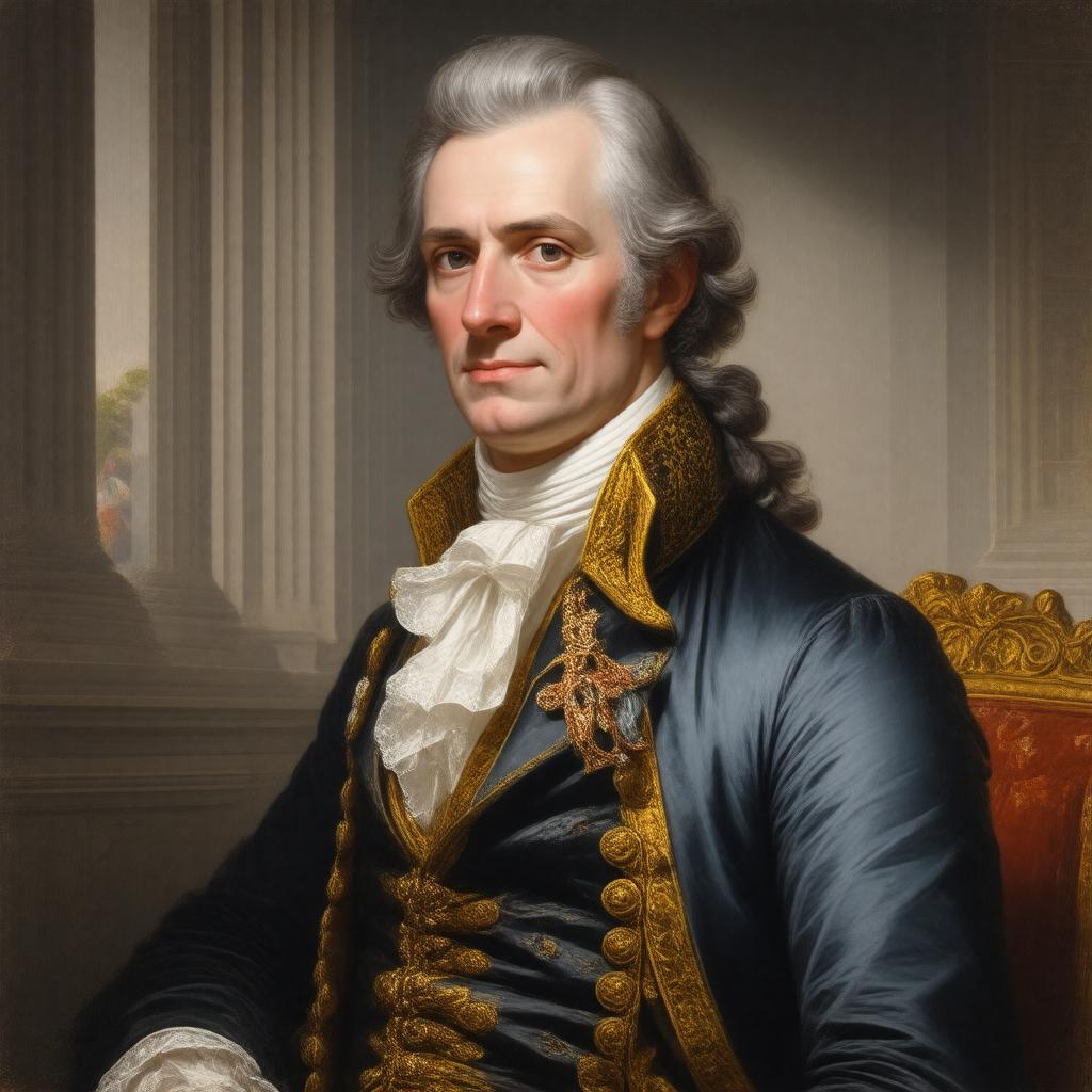 AI-created image of William Pitt the Younger