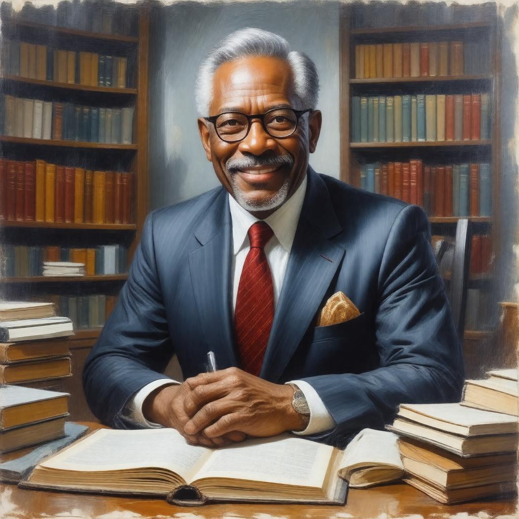 AI-created image of William R. Ferris