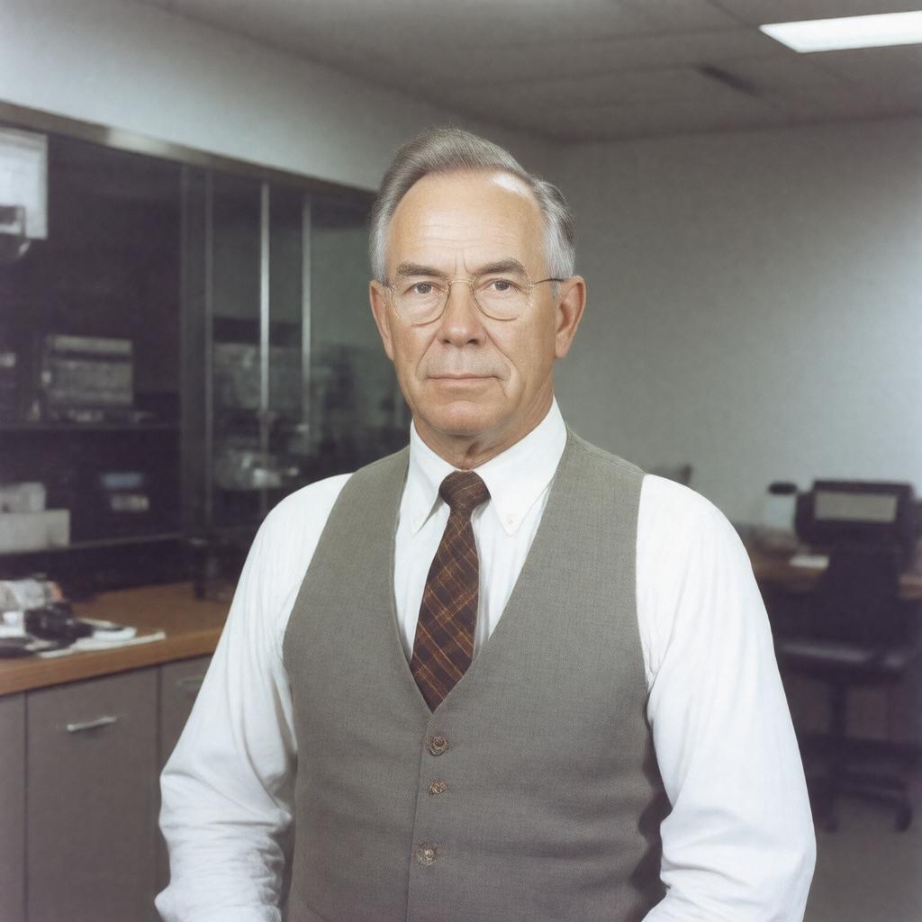 AI-created image of William R. Hewlett