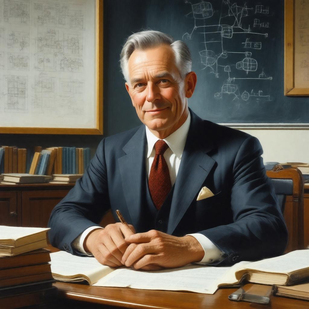 AI-created image of William Ross Ashby