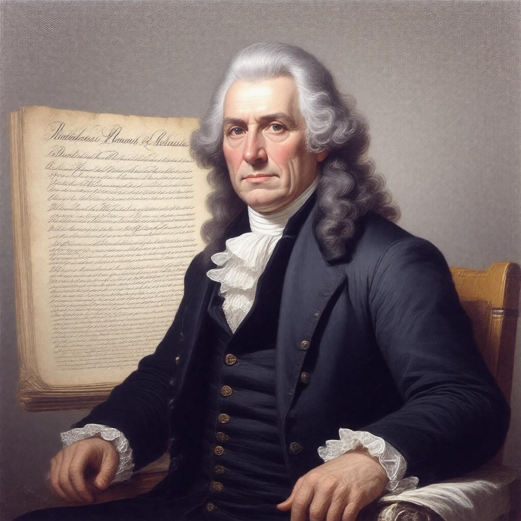 AI-created image of William Samuel Johnson