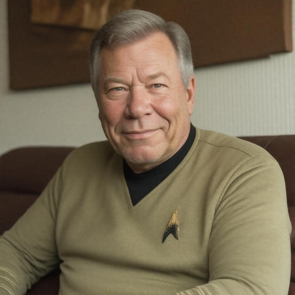 AI-created image of William Shatner