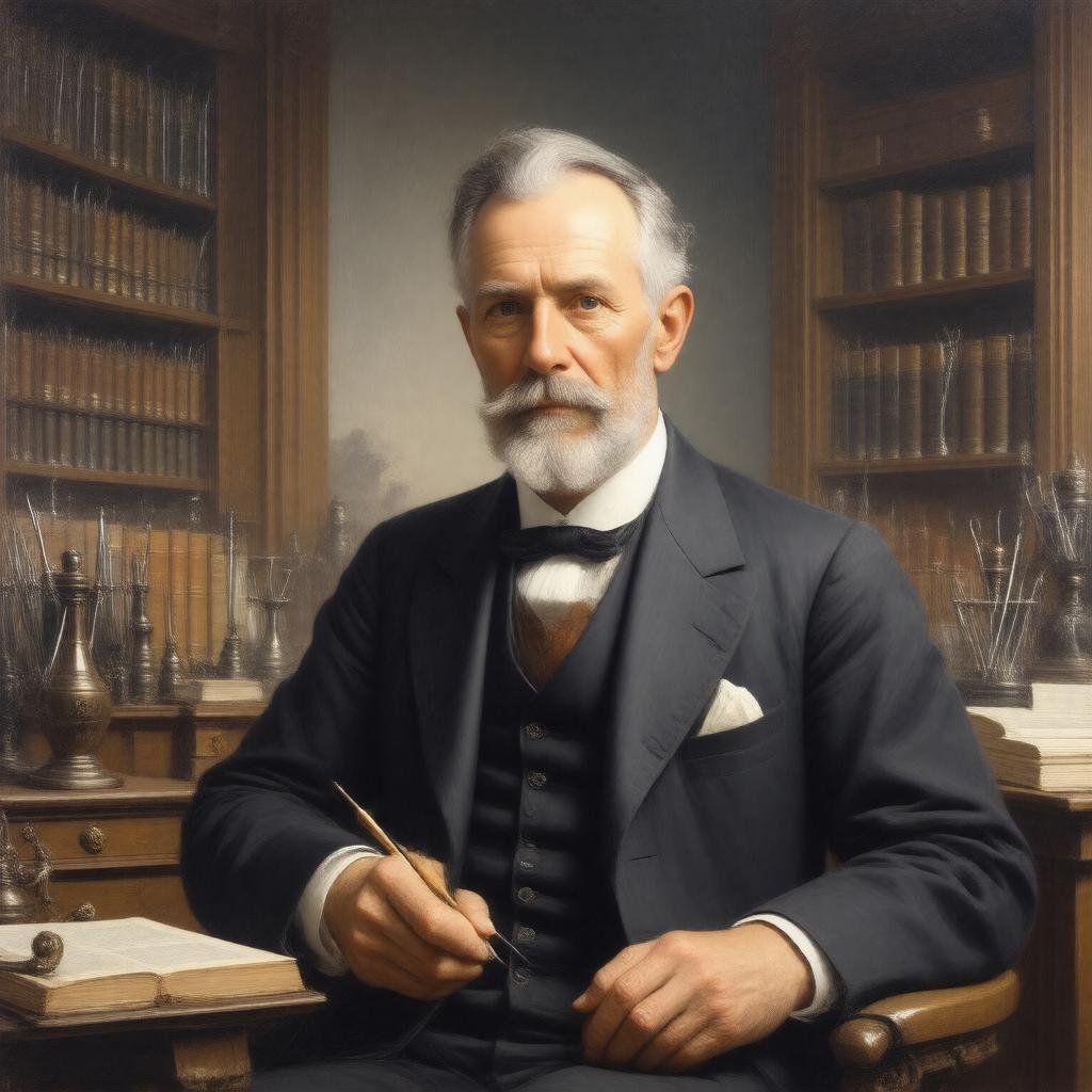 AI-created image of William Stewart Halsted
