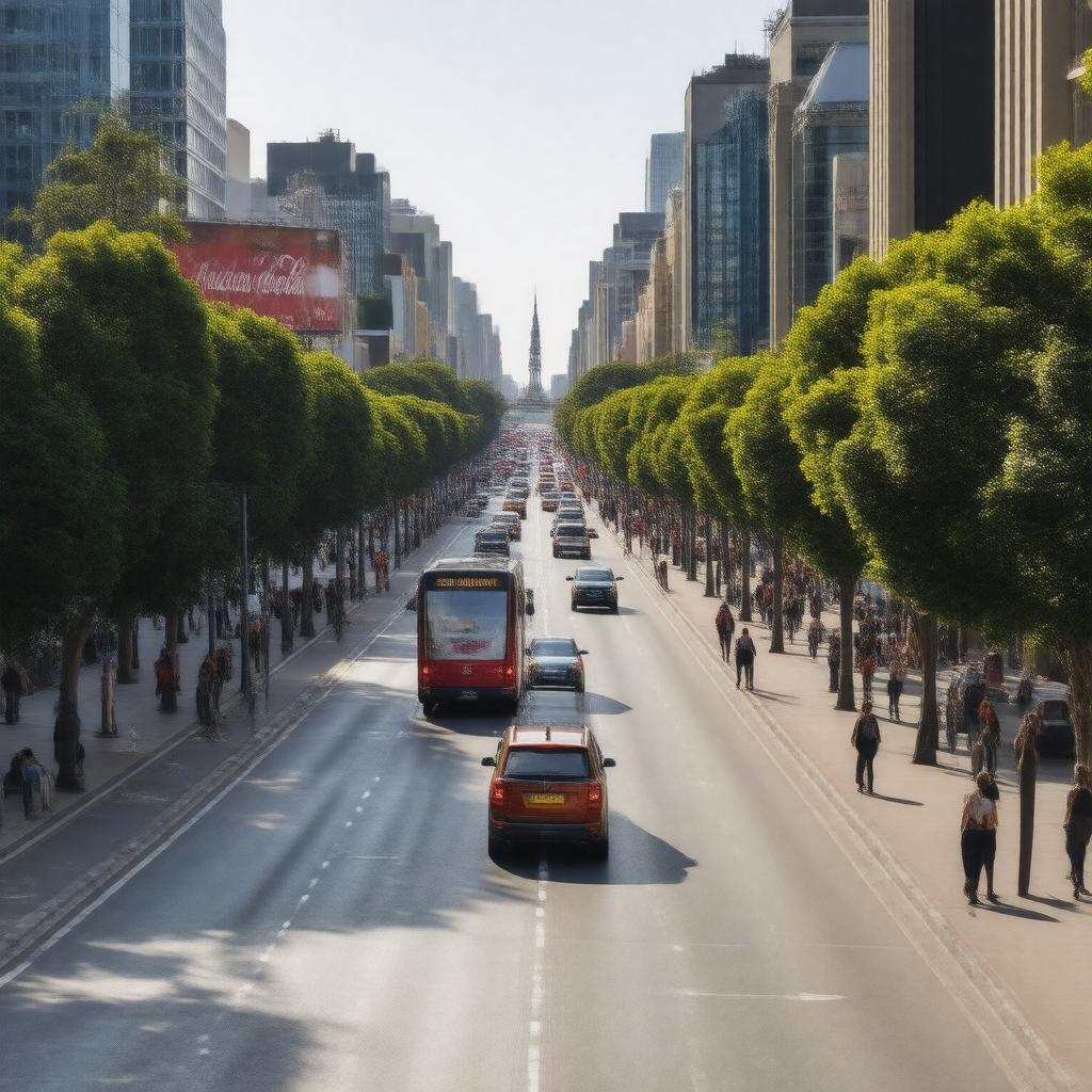 AI-created image of William Street