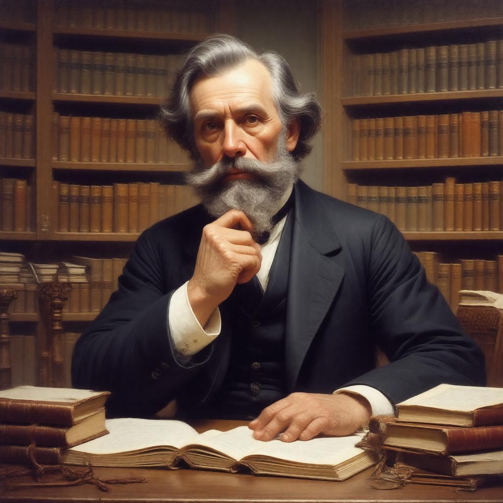 AI-created image of William Torrey Harris