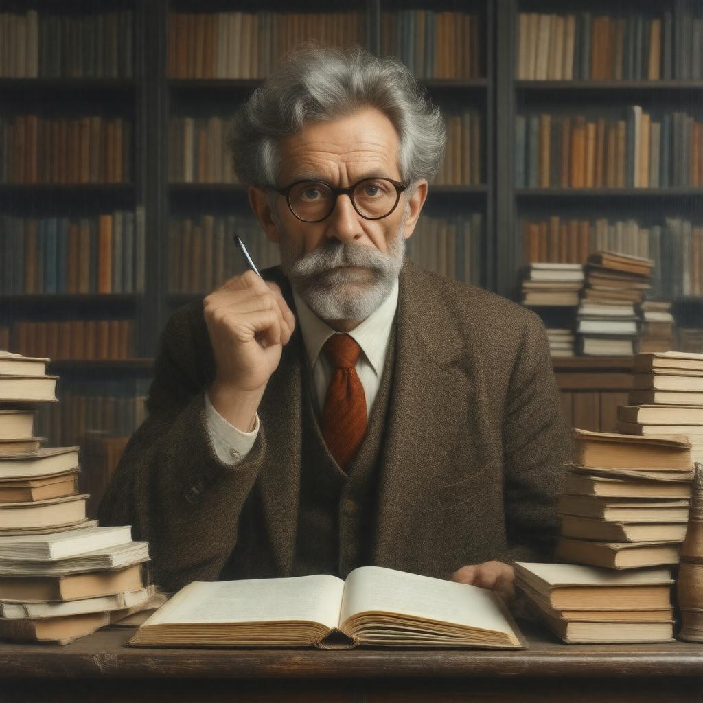 AI-created image of William Trevor