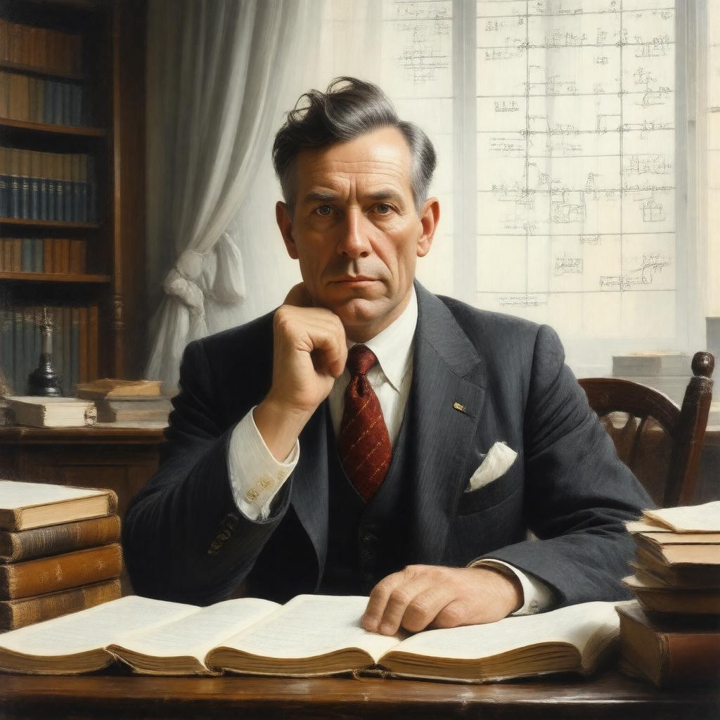 AI-created image of William Vallance Douglas Hodge