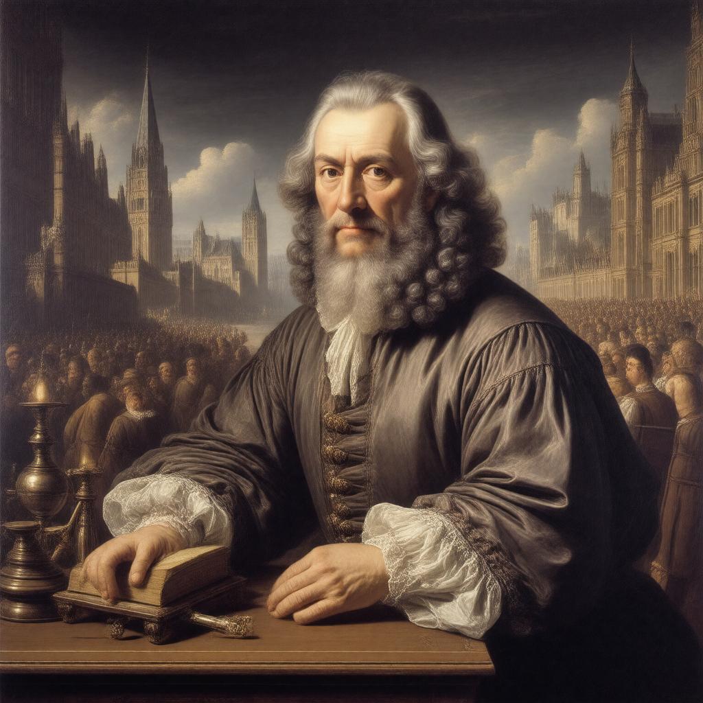 AI-created image of William Whiston