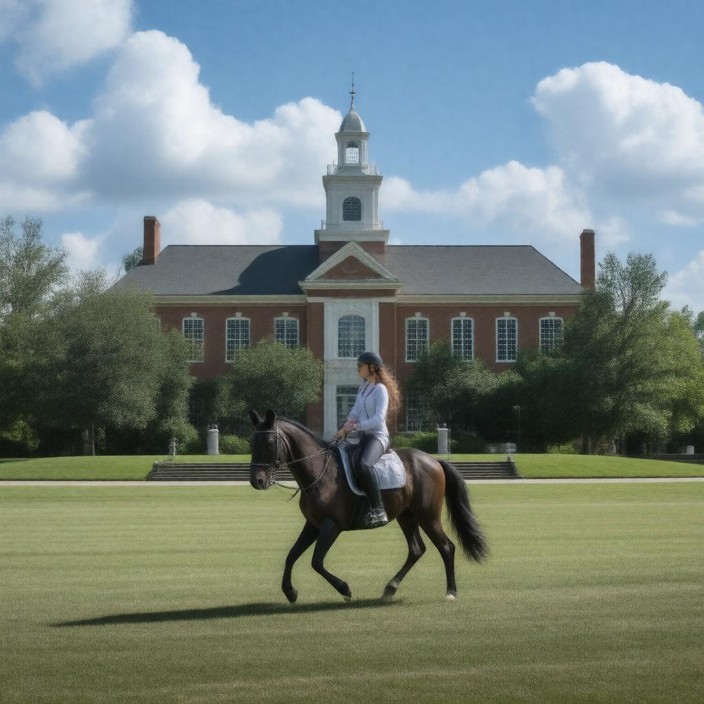 AI-created image of William Woods College