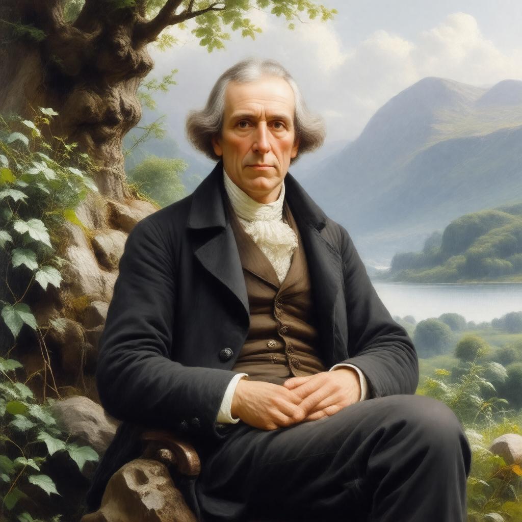 AI-created image of William Wordsworth