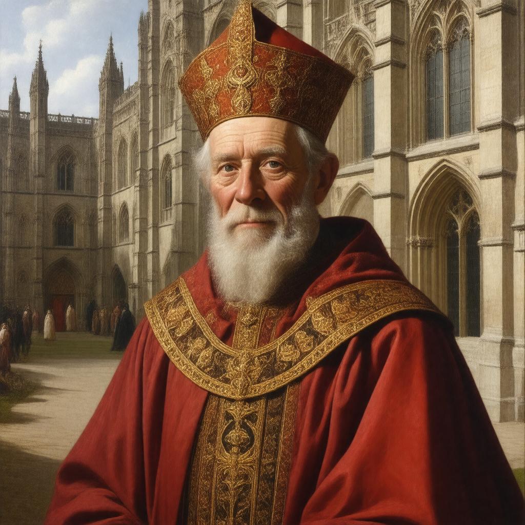 AI-created image of William of Waynflete