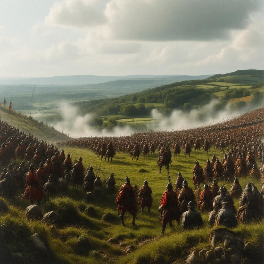 AI-created image of Williamite War in Ireland