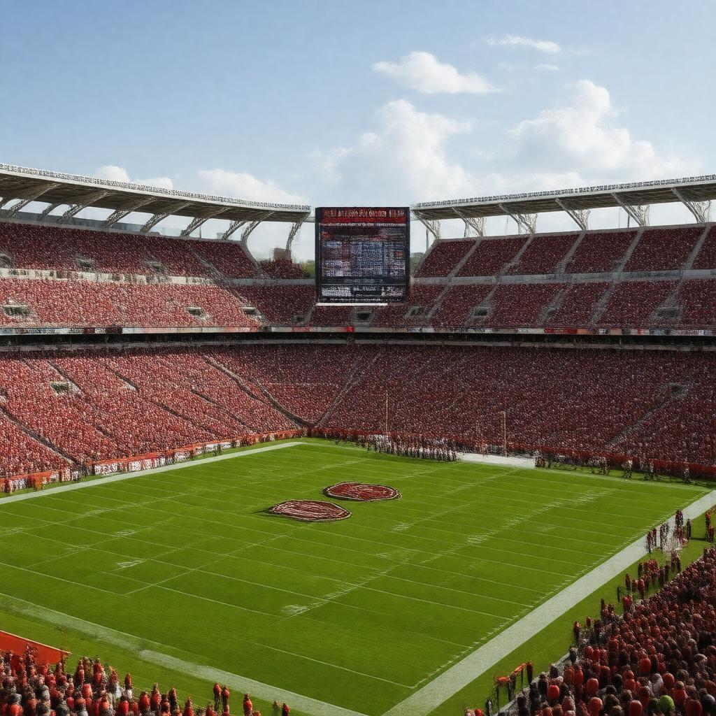 AI-created image of Williams-Brice Stadium