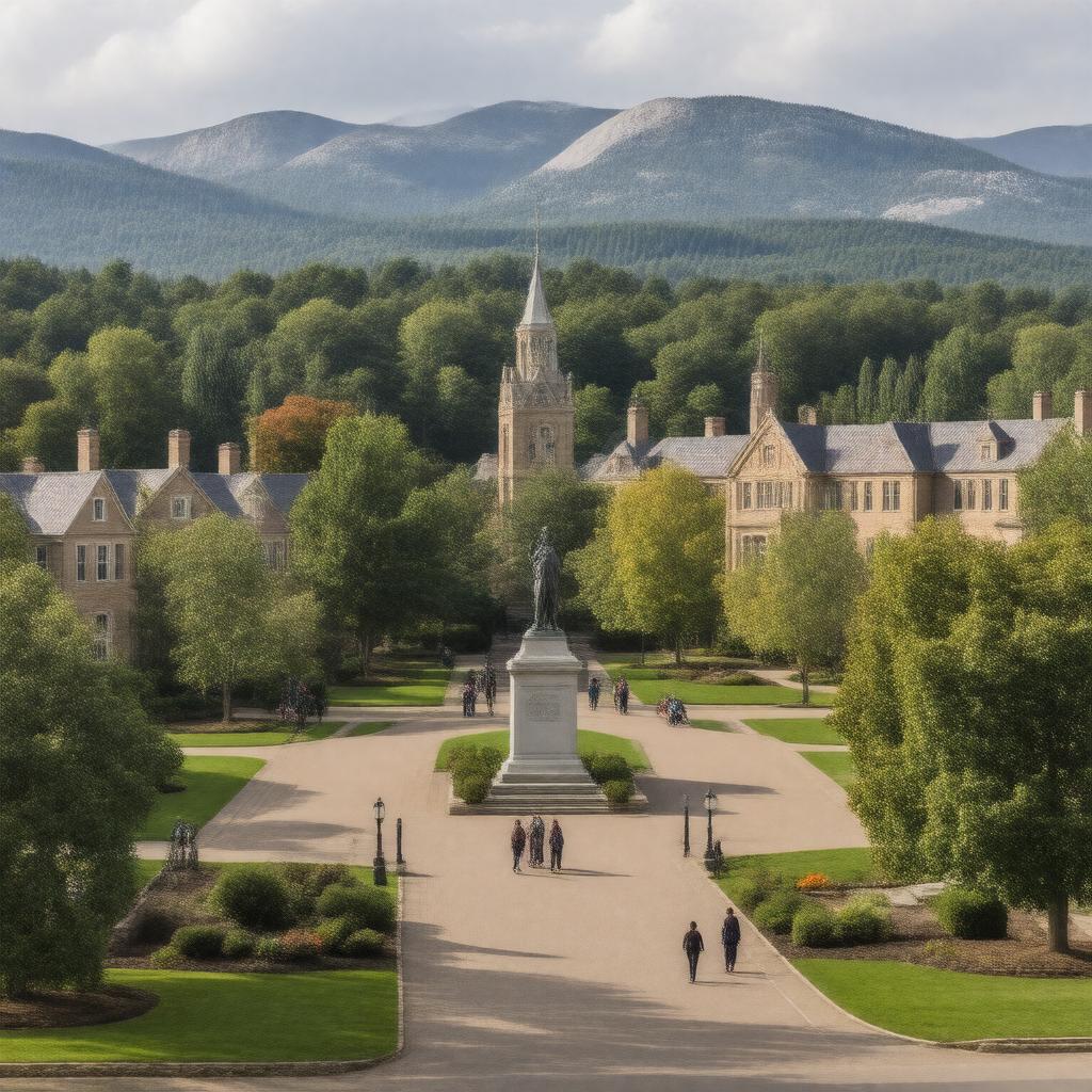 AI-created image of Williams College