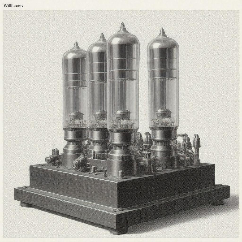 AI-created image of Williams tube