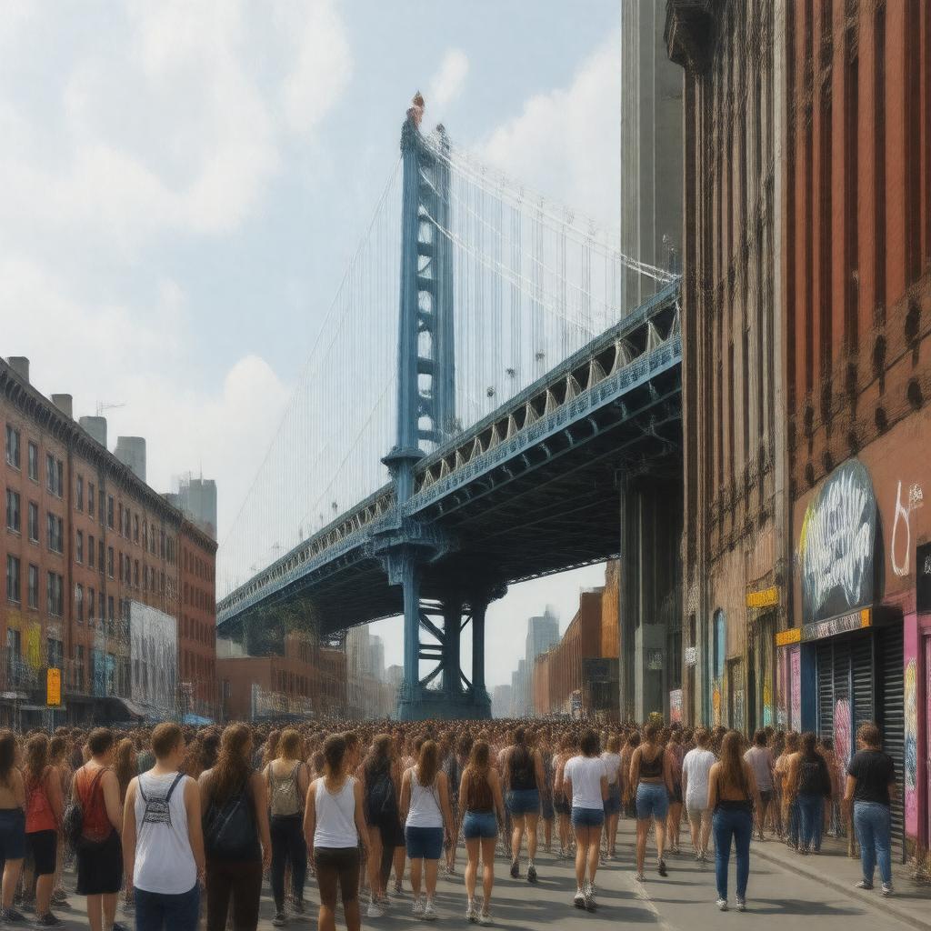 AI-created image of Williamsburg