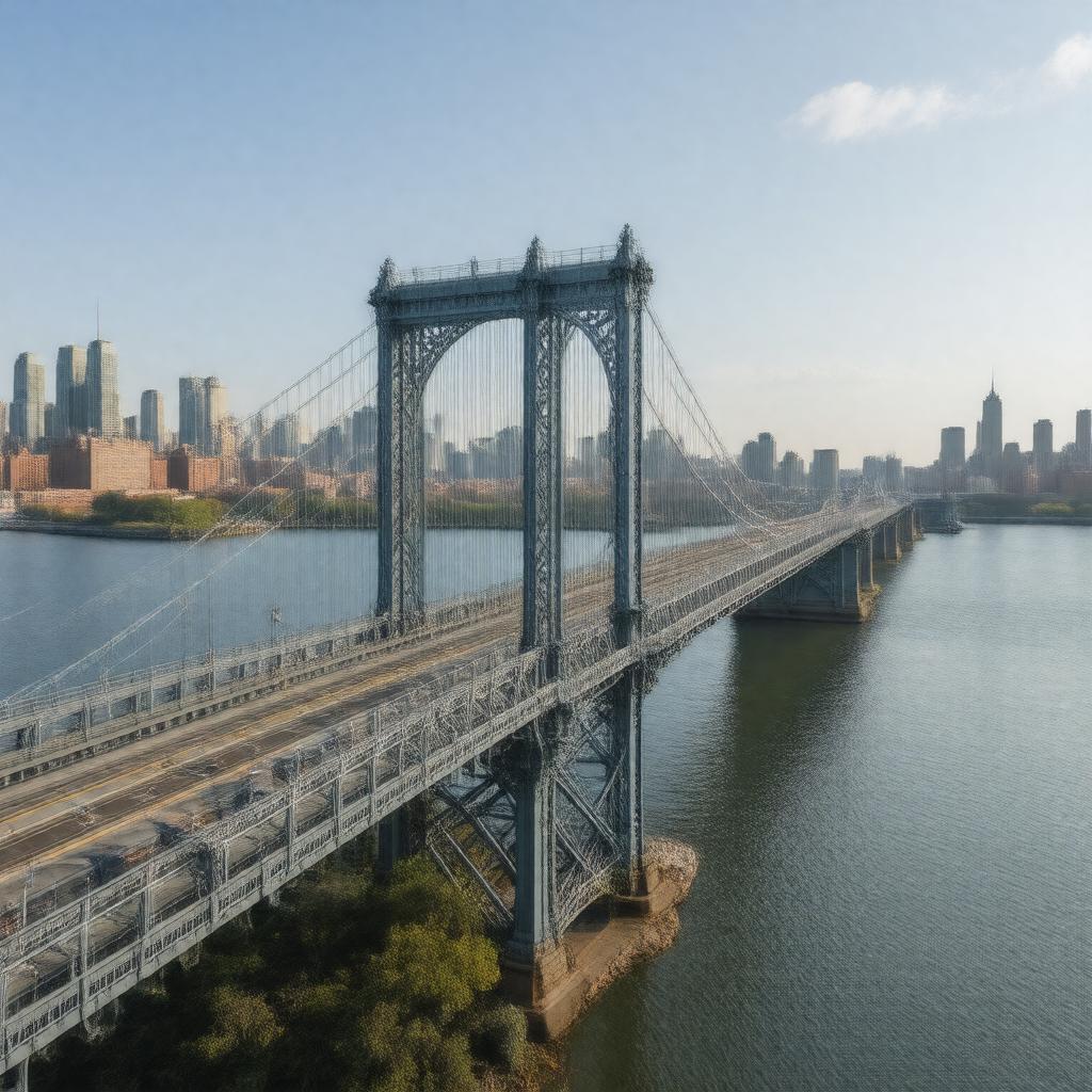 AI-created image of Williamsburg Bridge