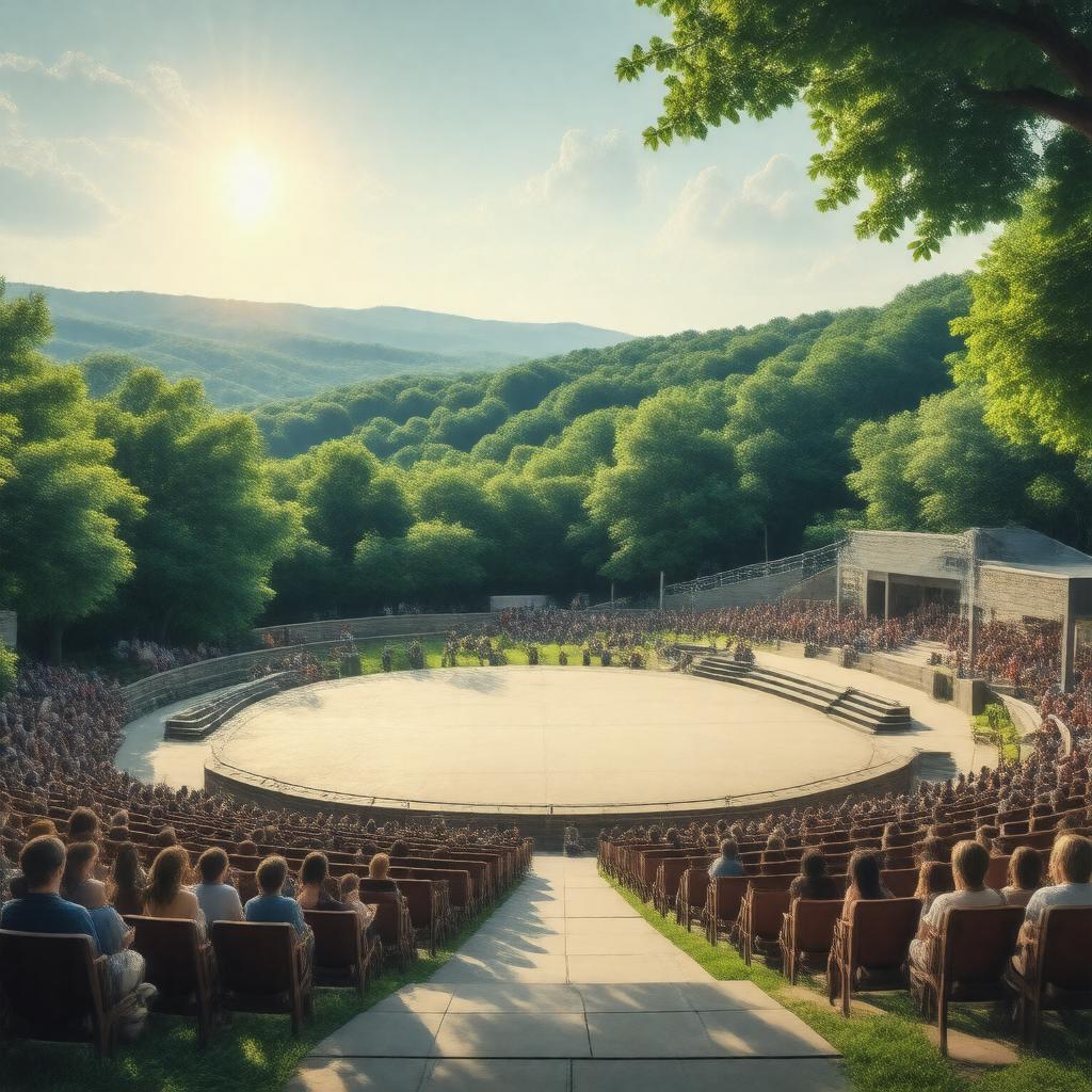 AI-created image of Williamstown Theatre Festival