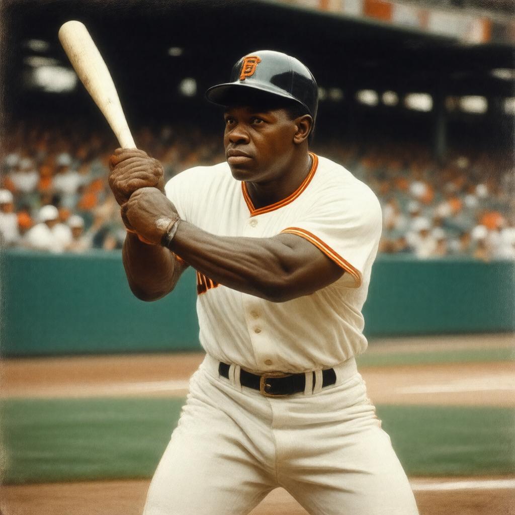 AI-created image of Willie Mays