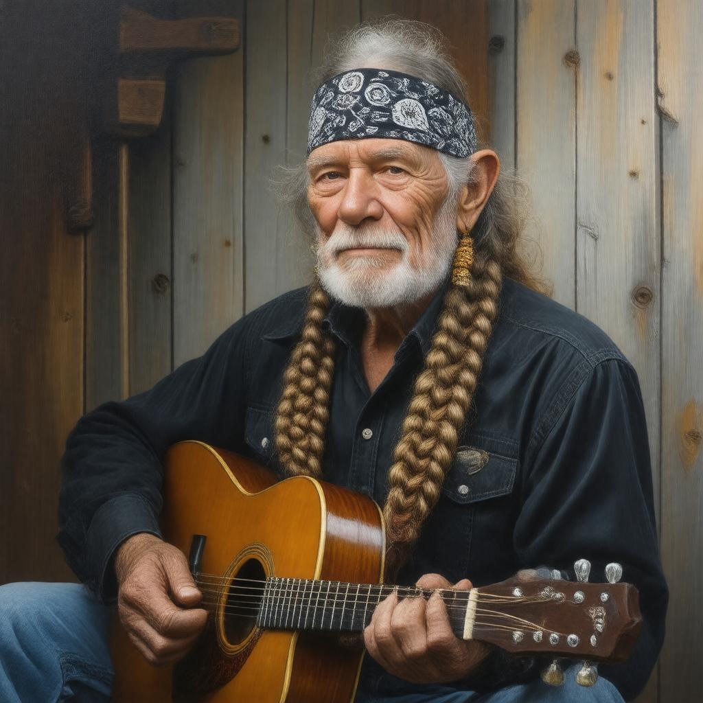 AI-created image of Willie Nelson