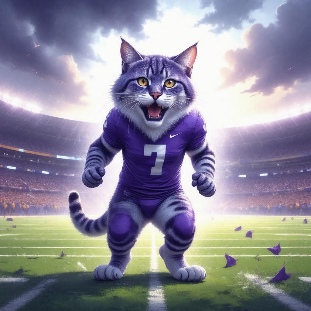 AI-created image of Willie the Wildcat