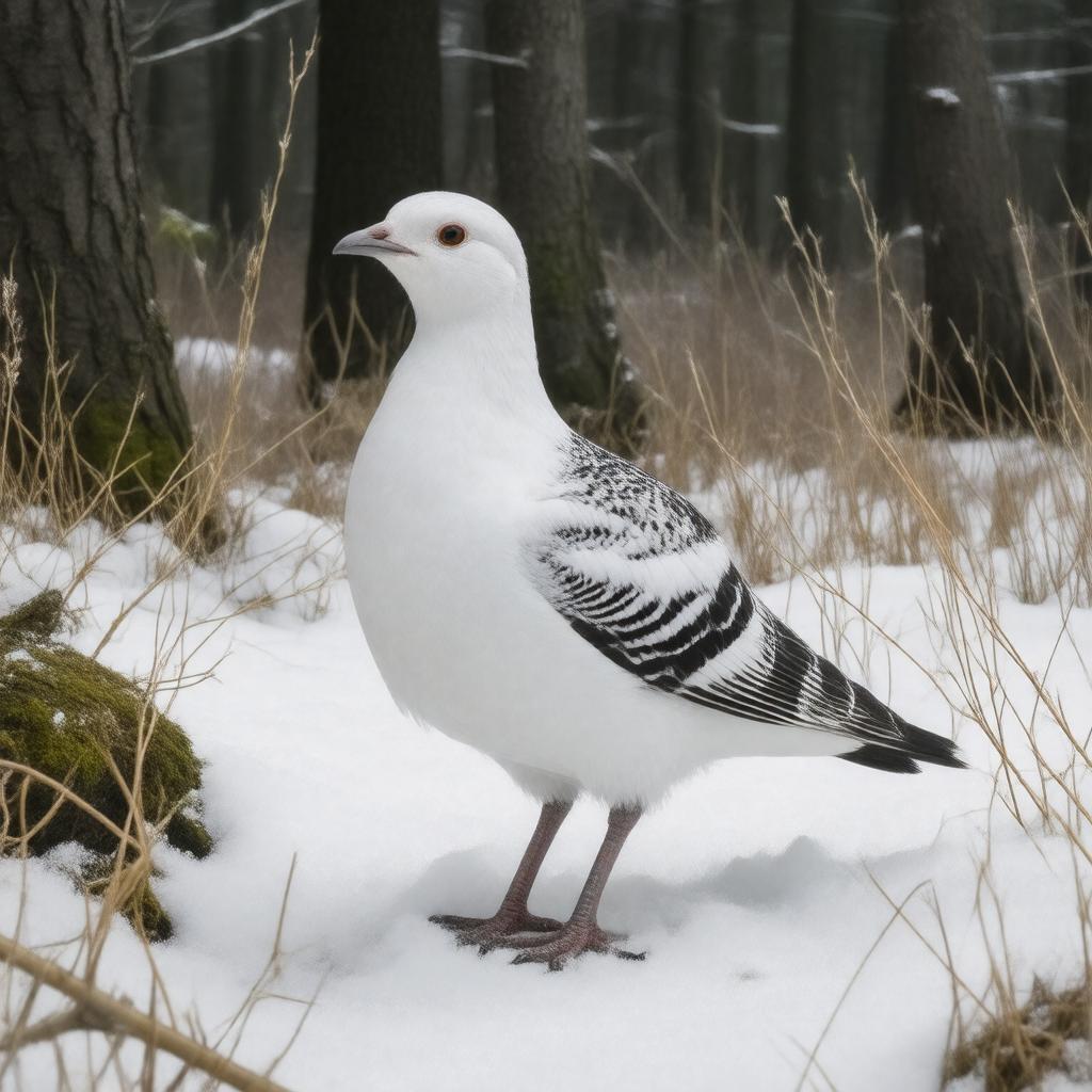 Click to view larger image AI-created image of Willow ptarmigan