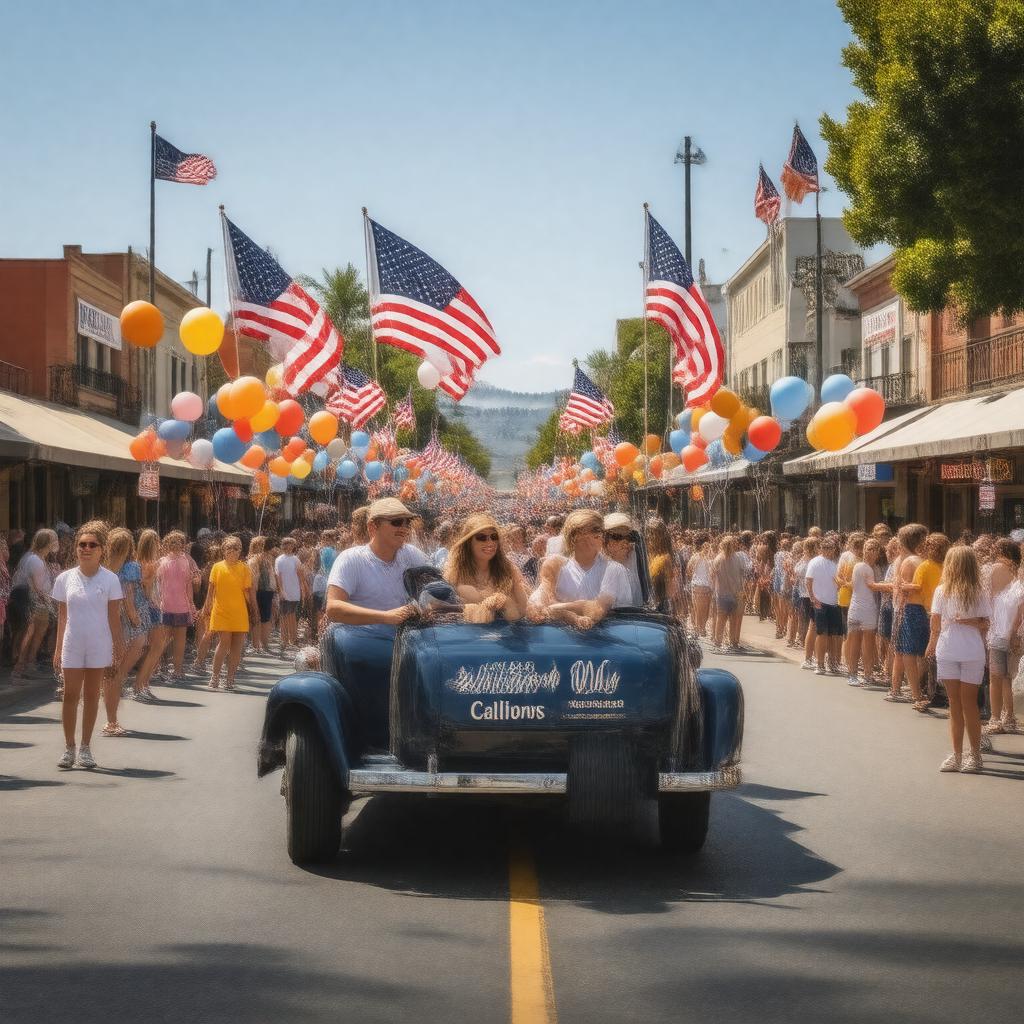 Click to view larger image AI-created image of Willows Centennial Celebration