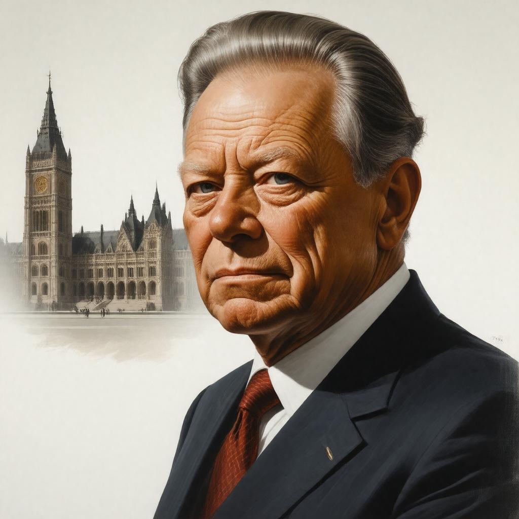 AI-created image of Willy Brandt