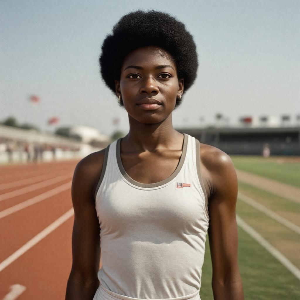 AI-created image of Wilma Rudolph